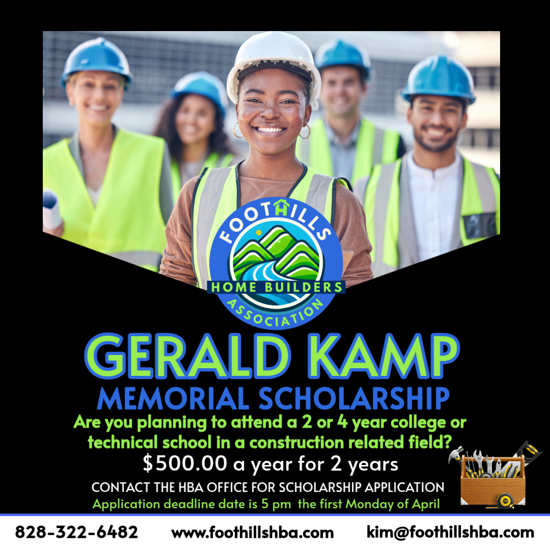 Gerald Kamp memorial Scholarship post for social media